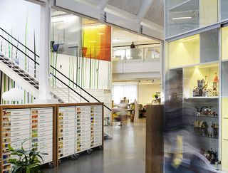 Lego, bureaux design vus du haut