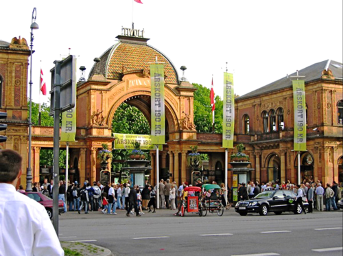 Tivoli-Copenhague-entrée Tivoli-Copenhague-entrée