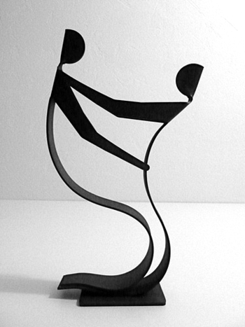 sculpture danoise acier Winckler