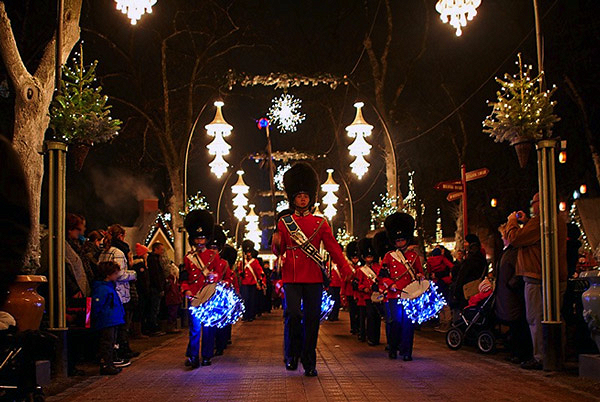 Orchestre au Parc Tivoli de Copenhague