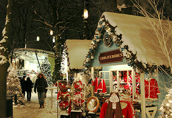 Village de Noël à Tivoli Copenhague